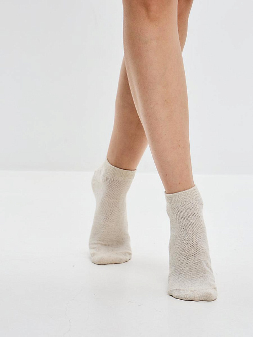 Носки Soft из конопли укороченные 